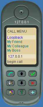 Personal Internet Phone Equipment (PIPE) Screenshot